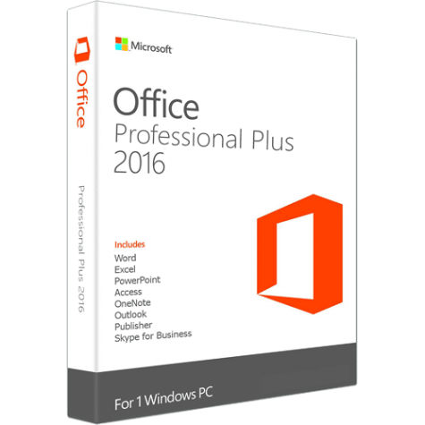 Office 2016 Professional Plus - 1PC - Licencia GLOBAL